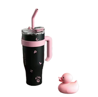 BECKIX® 1250ml Insulated Stainless Steel Tumbler with Straw